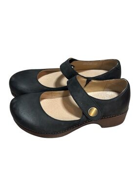 Dansko “Beatrice” Women’s Black Mary Jane Clog Comfort Shoes